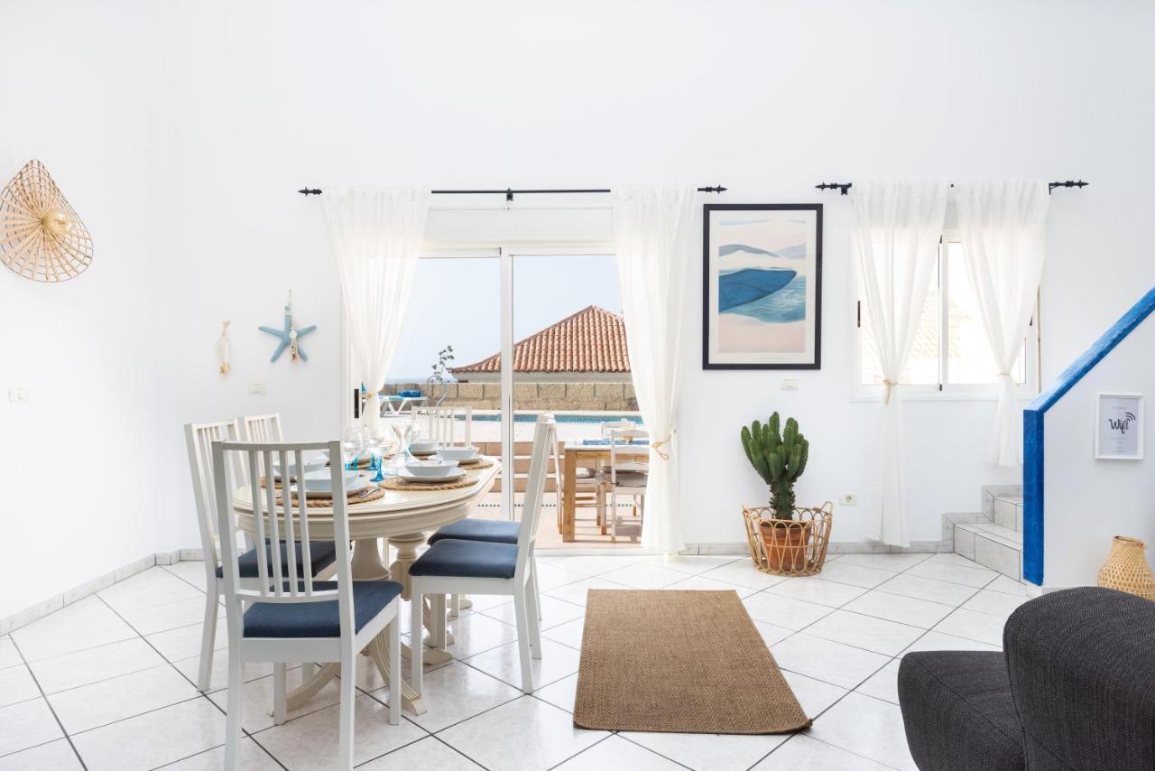 Casa Higo: Ocean View Villa with Private Pool and Family-Friendly Amenities Poris de Abona Exterior photo
